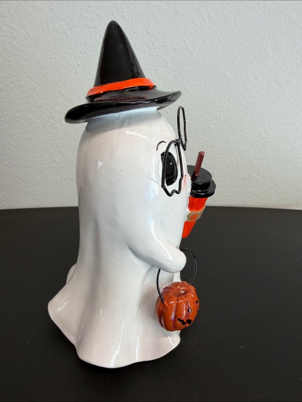 Unbranded | Halloween Ghost Figurine Pumpkin Spice Latte Trick-or-Treat ๐ - Picture 4 of 5